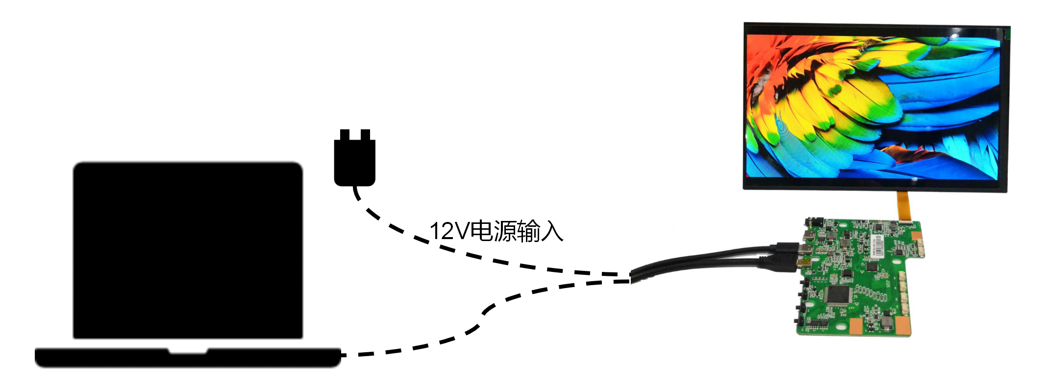 显示器驱动板供电